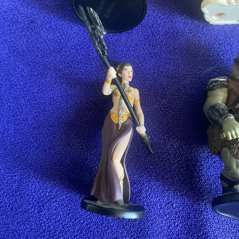 Lot of 4 Star Wars Figures - Disney Store, Burger King - Leia, Luke Skywalker