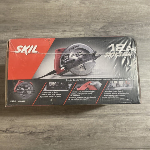 NEW! Skil 12 Amp 7.25 Inch Circular Saw - 5385-01 Corded SkilSaw Factory Sealed