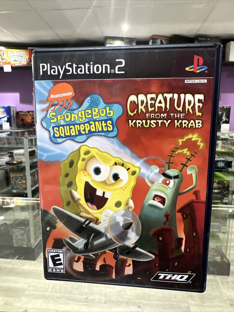 SpongeBob: Creature From The Krusty Krab (Sony PlayStation 2) PS2 Complete!