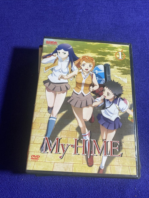 My-HiME Lot - Vol. 1 2 + 3 (DVD, 2006) 3-Disc Region 1 Anime Volume 1-3