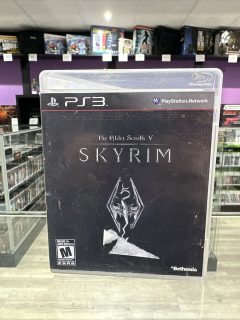 The Elder Scrolls V Skyrim PS3 (Sony PlayStation 3, 2011) CIB Complete Tested!