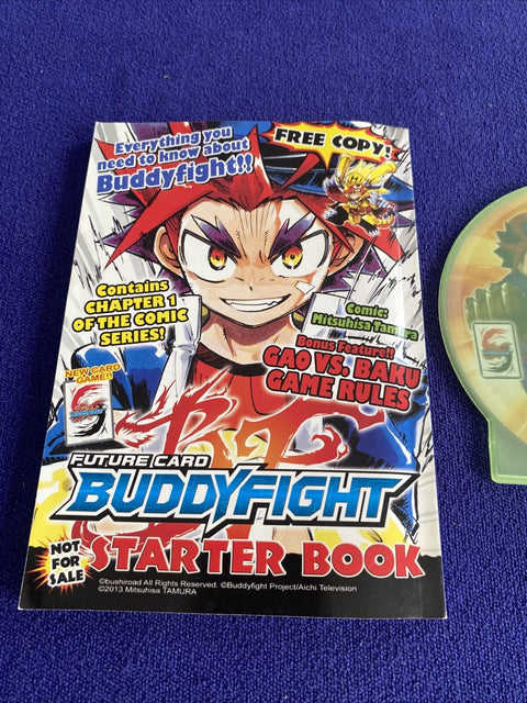 Future Card Buddyfight Starter Book, Promo DVD + 4 Cards