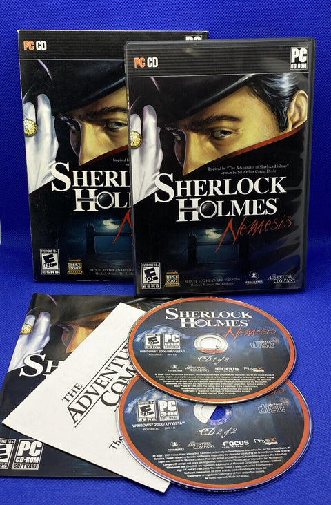 Sherlock Holmes: Nemesis (PC, 2008) CIB Complete Tested Working!