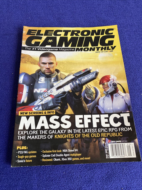 EGM Electronic Gaming Monthly Magazine - September 2006 Issue 207 - Mass Effect