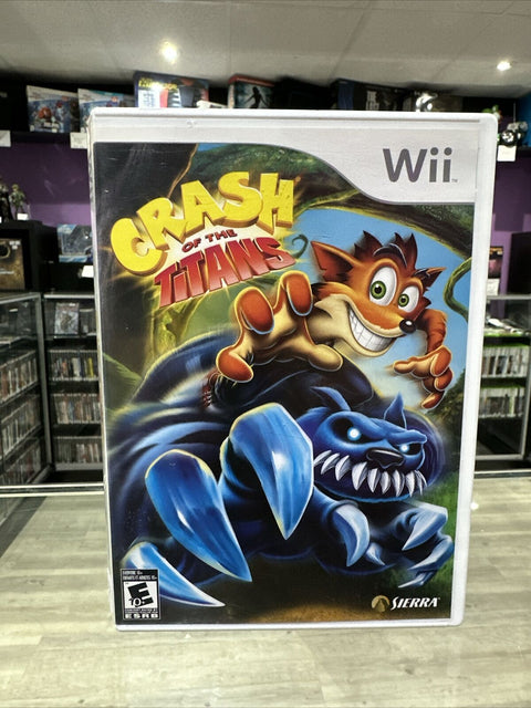 Crash of the Titans (Nintendo Wii, 2007) CIB Complete