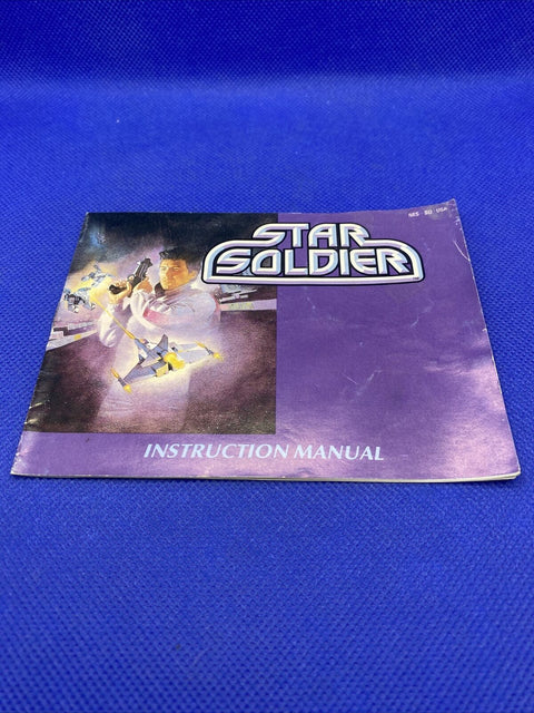 Star Soldier (Nintendo NES, 1988) Authentic Cartridge, Manual, Sleeve - Tested!