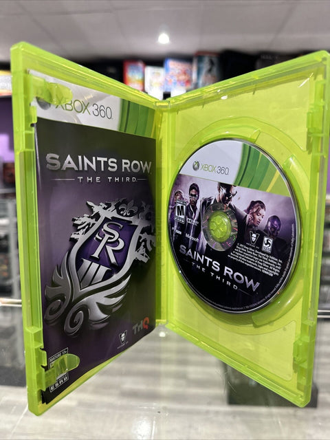 Saints Row: The Third (Microsoft Xbox 360, 2011) Complete Tested