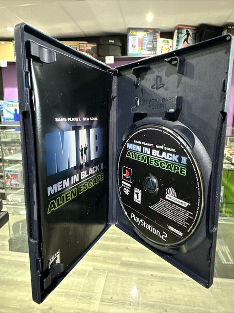 Men in Black II: Alien Escape (Sony PlayStation 2, 2002) PS2 Complete Tested!