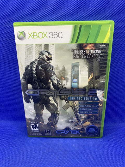 Crysis 2 - Limited Edition (Microsoft Xbox 360, 2011) CIB Complete - Tested!