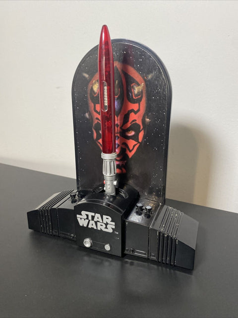 Star Wars Episode 1 The Phantom Menace Darth Maul Alarm Clock 1999 - UNTESTED!