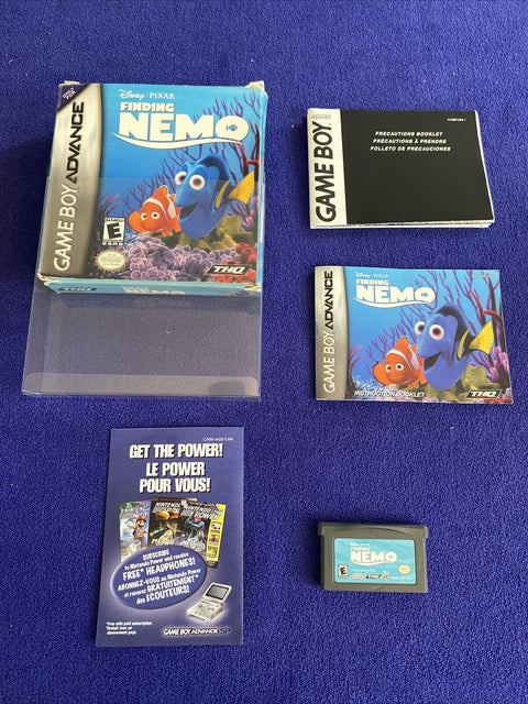 Finding Nemo (Nintendo Game Boy Advance, 2003) GBA Complete Tested!