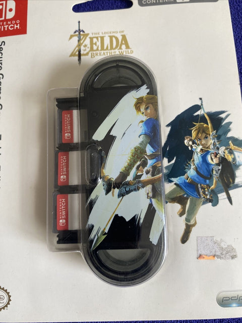 NEW Official Nintendo Switch Game Cartridge Case Holder Zelda Breath Of The Wild