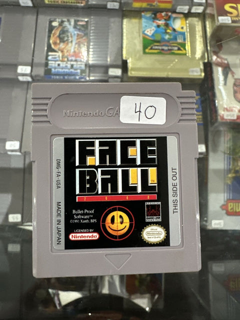 Faceball 2000 Nintendo Game Boy - Gameboy GB Tested!