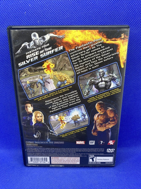 Fantastic 4: Rise of the Silver Surfer (PlayStation 2) PS2 CIB Complete Tested!