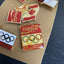 Lot of 5 Vintage 1988 Seoul Korea Olympic Coca-Cola Pins - Tiger Vtg Coke