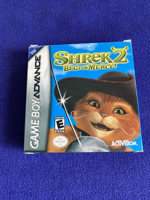 Shrek 2: Beg for Mercy (Nintendo Game Boy Advance, 2004) GBA CIB Complete Tested