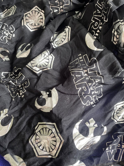 NEW! Official Star Wars The Force Awakens Black + White Infinity Scarf - NWT