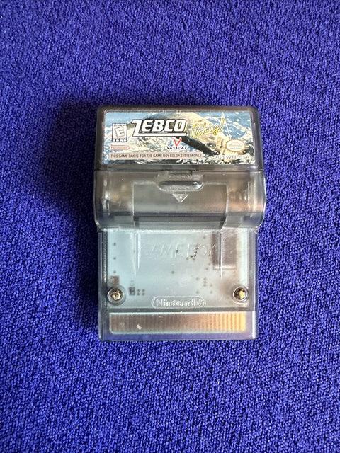 Zebco Fishing (Nintendo Game Boy Color, GBC) In Box - Tested!