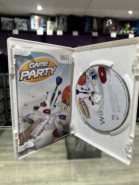 Game Party (Wii, 2007) Water Damage - CIB Complete Tested!