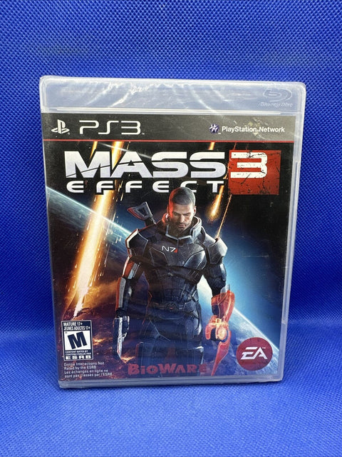 NEW! Mass Effect 3 (Sony PlayStation 3, 2012) PS3 Factory Sealed!