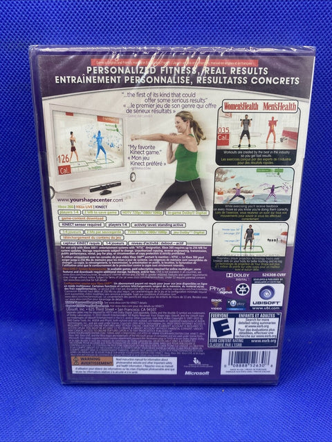 NEW! Your Shape: Fitness Evolved (Microsoft Xbox 360, 2010) Factory Sealed!