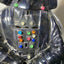 Vintage 1979 Darth Vader Star Wars Black Glazed Ceramic TV Accent Lamp - Working