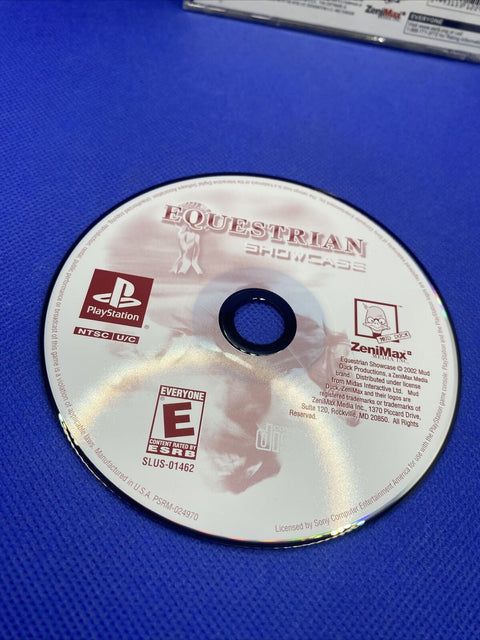 Equestrian Showcase (Sony PlayStation 1, 2003) PS1 CIB Complete, Tested!