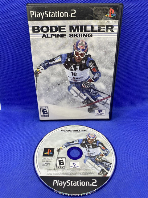 Bode Miller Alpine Skiing (Sony PlayStation 2, 2006) PS2 Tested + Working!