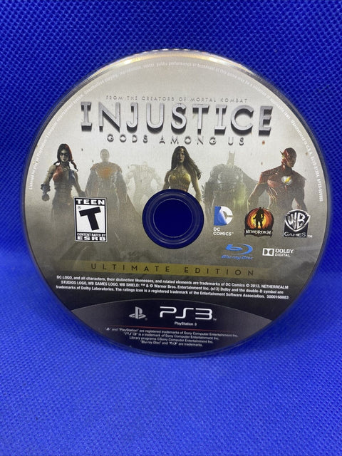 Injustice Gods Among Us Ultimate Edition (Playstation 3) PS3 Complete Tested