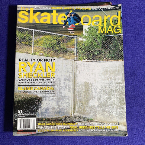 Lot of 3 Vintage Skateboarding Magazines - Skatebord Mag Concrete SBC + Posters