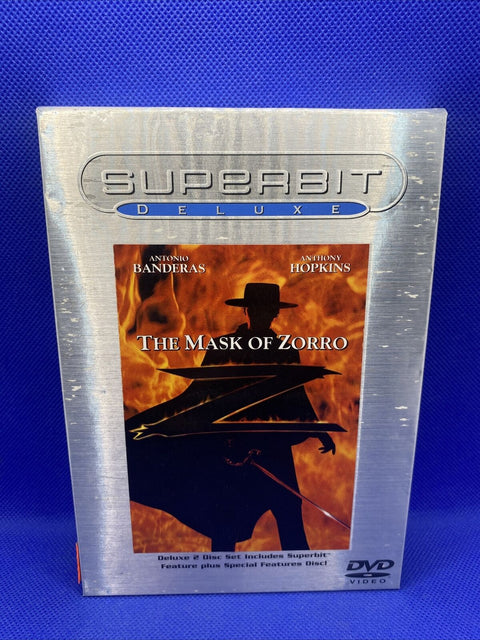 The Mask of Zorro (DVD, 2002, 2-Disc Set, Superbit Deluxe)