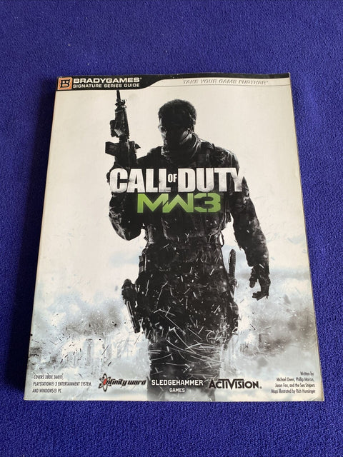 Call of Duty Modern Warfare 3 Strategy Guide (2011, BRADYGAMES, Paperback) MW3