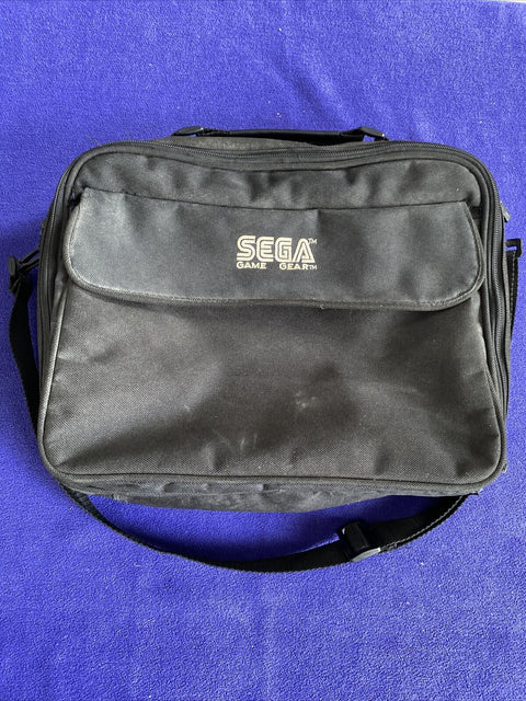 Official Sega Game Gear Black Carrying Case Console Travel Duffle Bag w/ Strap