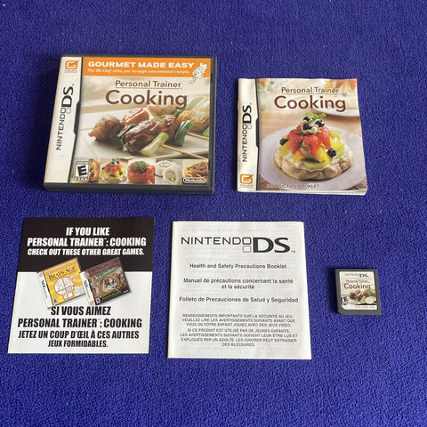 Personal Trainer: Cooking (Nintendo DS, 2008) NDS CIB Complete - Tested