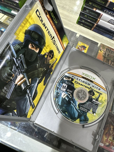 Counter-Strike Platinum Hits (Microsoft Original Xbox, 2003) Complete Tested!