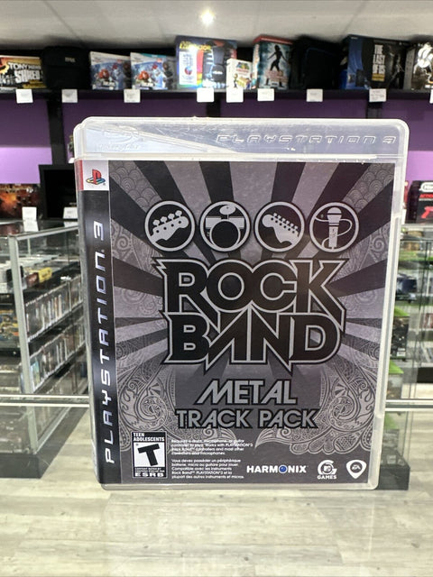 Rockband Metal Track Pack ( PlayStation 3 ) PS3 CIB Complete Tested!