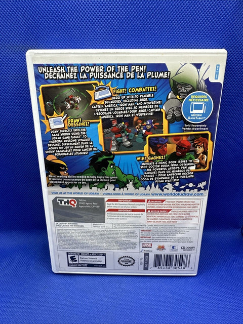 Marvel Super Hero Squad: Comic Combat (Nintendo Wii, 2011) CIB Complete - Tested