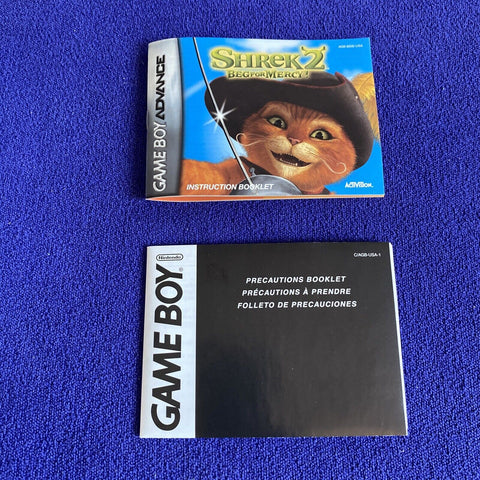 Shrek 2: Beg for Mercy (Nintendo Game Boy Advance, 2004) GBA CIB Complete Tested