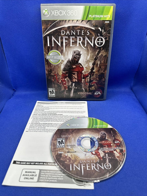 Dante's Inferno (Microsoft Xbox 360, 2010) CIB Complete - Tested!