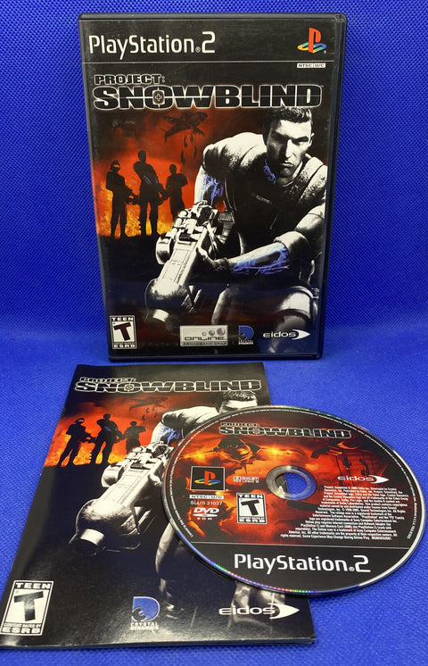 Project: Snowblind (Sony PlayStation 2, 2005) PS2 Complete - Tested!