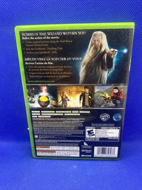 Harry Potter and the Half-Blood Prince (Microsoft Xbox 360) Complete Tested