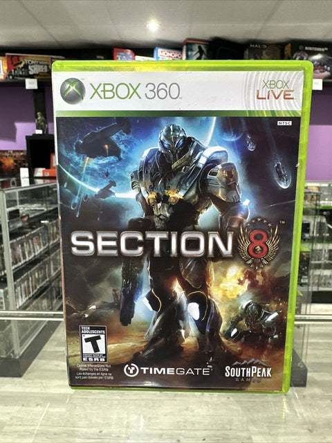 Section 8 (Microsoft Xbox 360, 2009) Complete Tested