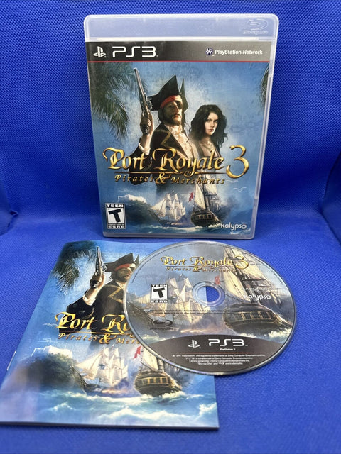 Port Royale 3  Pirates and Merchants (PlayStation 3 PS3) CIB Complete - Tested!