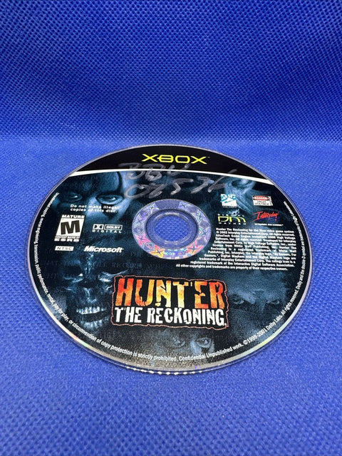 Hunter: The Reckoning (Microsoft Original Xbox, 2002) Complete - Tested!