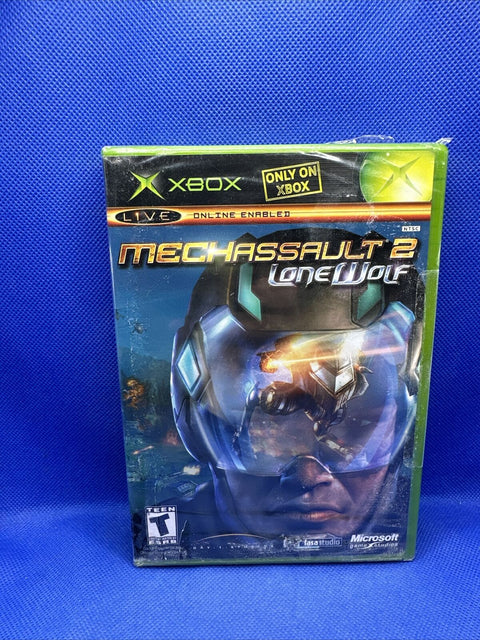 NEW! MechAssault 2: Lone Wolf (Microsoft Original Xbox) Water Damage - Sealed!