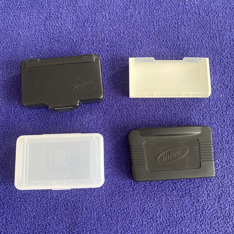 Lot Of 4 Game Boy Advance GBA Cartridge Plastic Dust Cover Cases