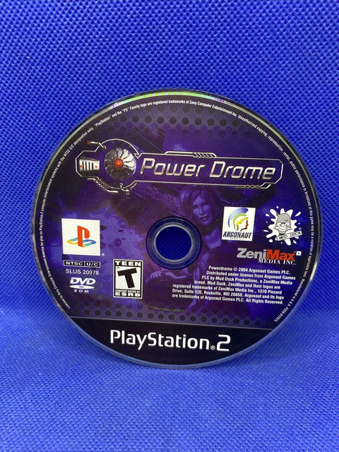 Powerdrome (Sony PlayStation 2, 2004) PS2 Complete - Tested!