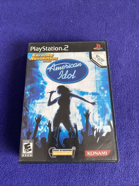 American Idol PS2 Game Lot - Karaoke Revolution, Encore - CIB Complete Tested!