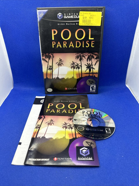 Pool Paradise (Nintendo GameCube, 2004) CIB Complete - Tested