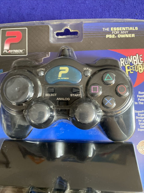 NEW! Playtech 3 In 1 Playstation 2 PS2 Controller, Stand + RF Switch - Sealed!